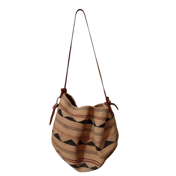 Sisal Woven Bag X-Large Boho Crossbody Bag - Picture 8 of 8